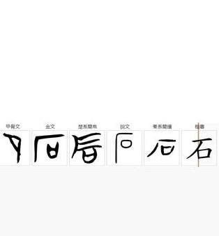 有石的字|部首为“石部”的字